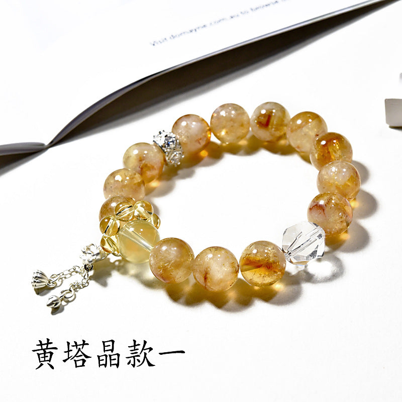 Huangta Crystal Bracelet Citrine Bracelet