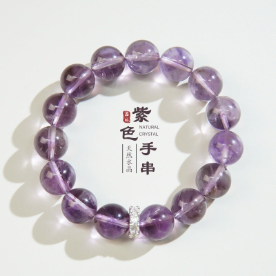 Natural crystal bracelet women's bracelet light luxury high-end fashion girlfriend beaded jewelry