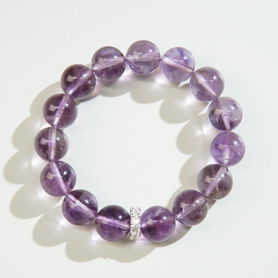 Natural crystal bracelet women's bracelet light luxury high-end fashion girlfriend beaded jewelry