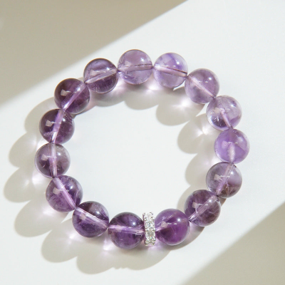 Natural crystal bracelet women's bracelet light luxury high-end fashion girlfriend beaded jewelry