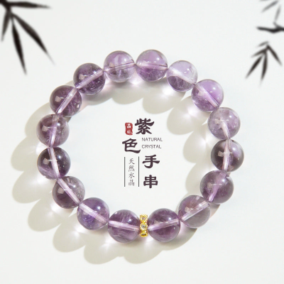 Natural crystal bracelet women's bracelet light luxury high-end fashion girlfriend beaded jewelry