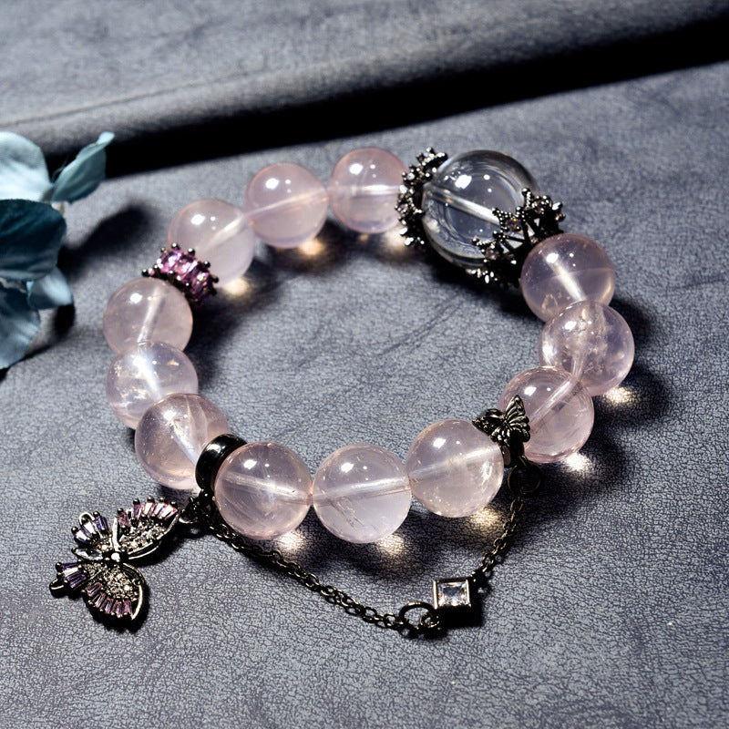 Starlight powder crystal bracelet, natural powder crystal bracelet.