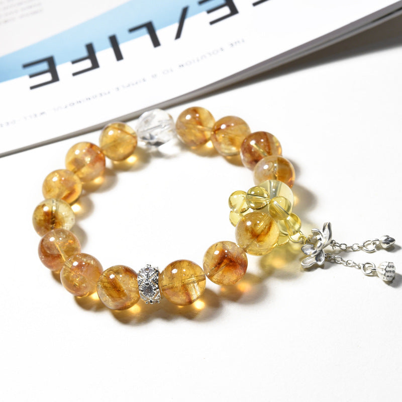 Huangta Crystal Bracelet Citrine Bracelet