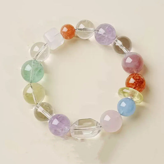 Duobao bracelet women's pure natural genuine crystal bracelet girls transfer beads birthday jewelry
