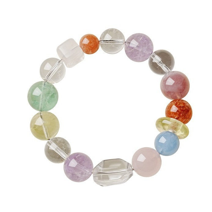 Duobao bracelet women's pure natural genuine crystal bracelet girls transfer beads birthday jewelry