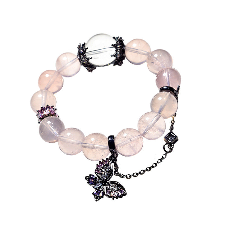 Starlight powder crystal bracelet, natural powder crystal bracelet.