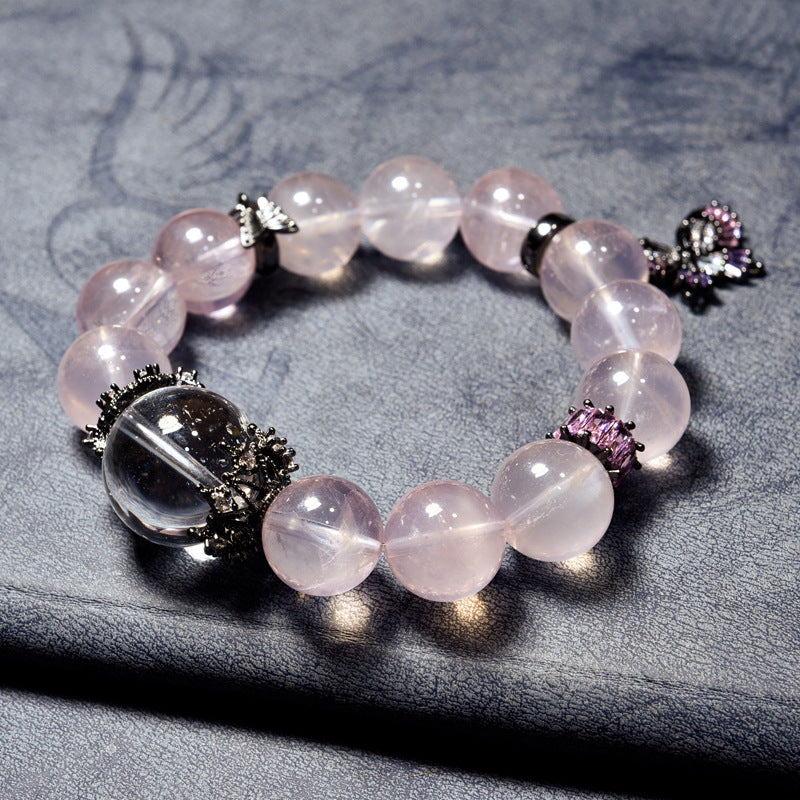 Starlight powder crystal bracelet, natural powder crystal bracelet.