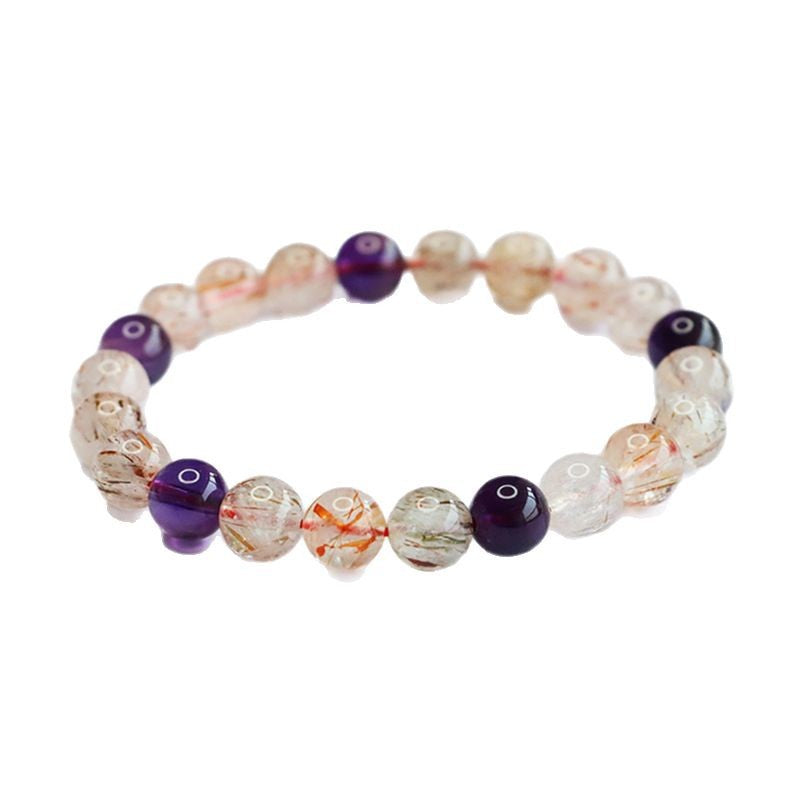 Jianyu, natural black gold super seven bracelet, amethyst bracelet, color treasure popular live broadcast wholesale distribution CB5032601