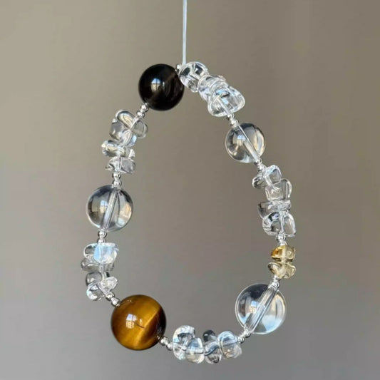 Cool feeling natural clean body white crystal with type purification exquisite fashion versatile bracelet