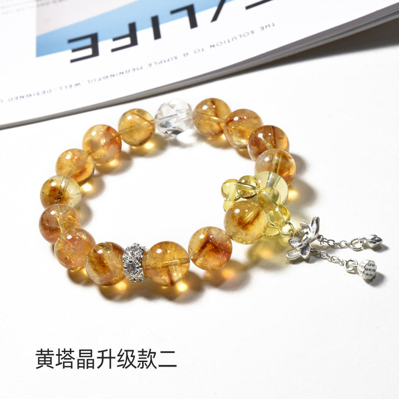 Huangta Crystal Bracelet Citrine Bracelet