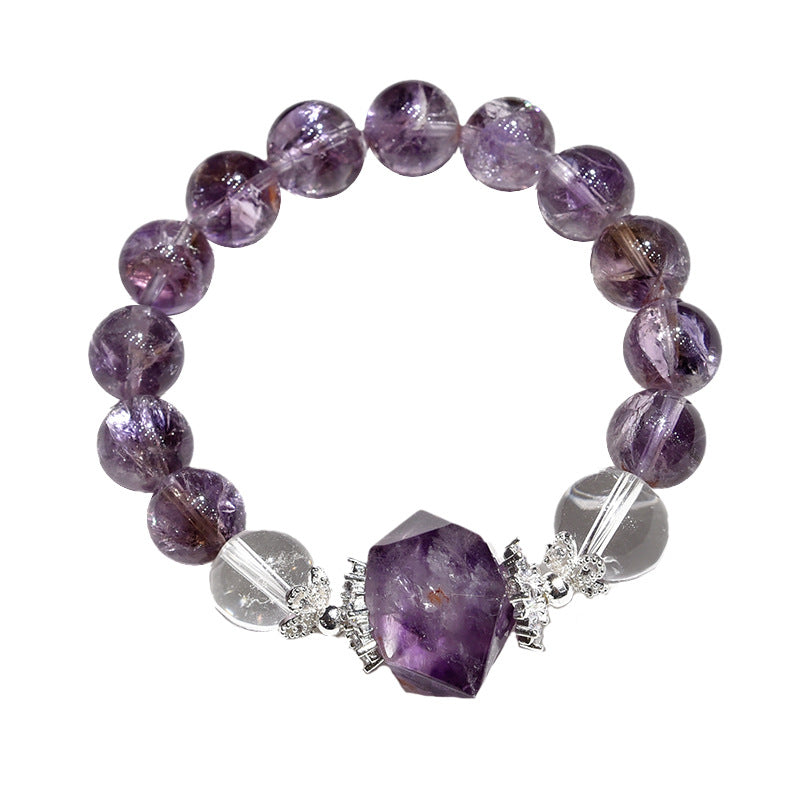 Amethyst Bracelet, Natural, Purple Asai Bracelet