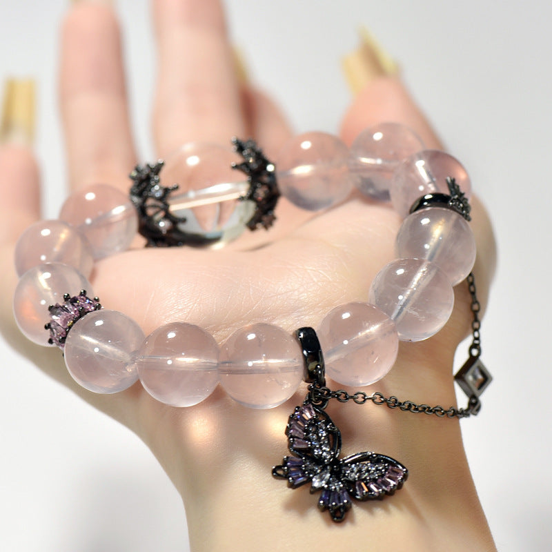 Starlight powder crystal bracelet, natural powder crystal bracelet.