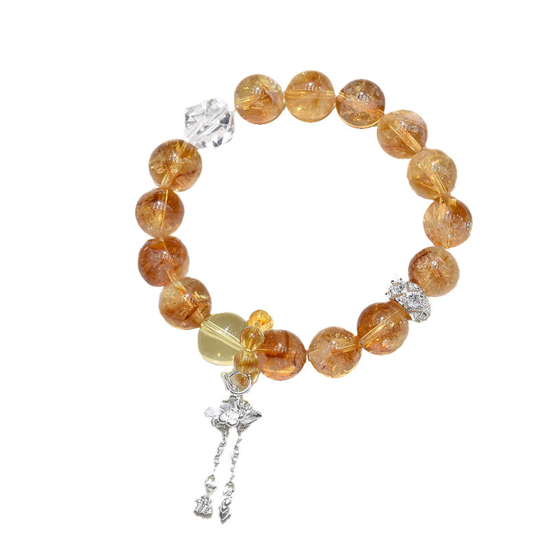 Huangta Crystal Bracelet Citrine Bracelet