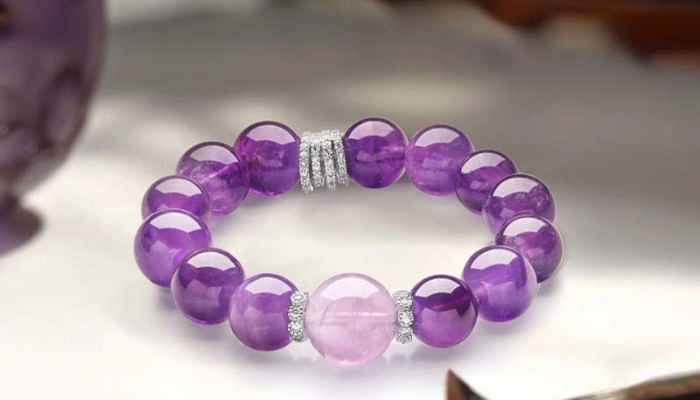 Natural amethyst bracelet wholesale light luxury high-end natural crystal bracelet popular jewelry new bracelet